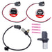 DURAFORCE 2x Camshaft & Crankshaft Position Sensors with Connectors for Lexus Scion Toyota