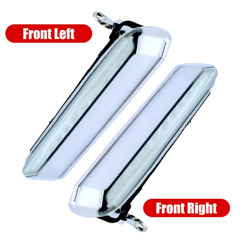 DURAFORCE 86-97 D21 Hardbody Pathfinder Front Door Handle Set Chrome Outside 2 Pieces