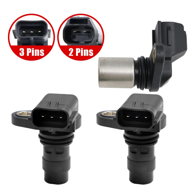 DURAFORCE New Crankshaft & 2 Camshaft Position Sensors 307112930 for Volvo S60 XC90 2.3L