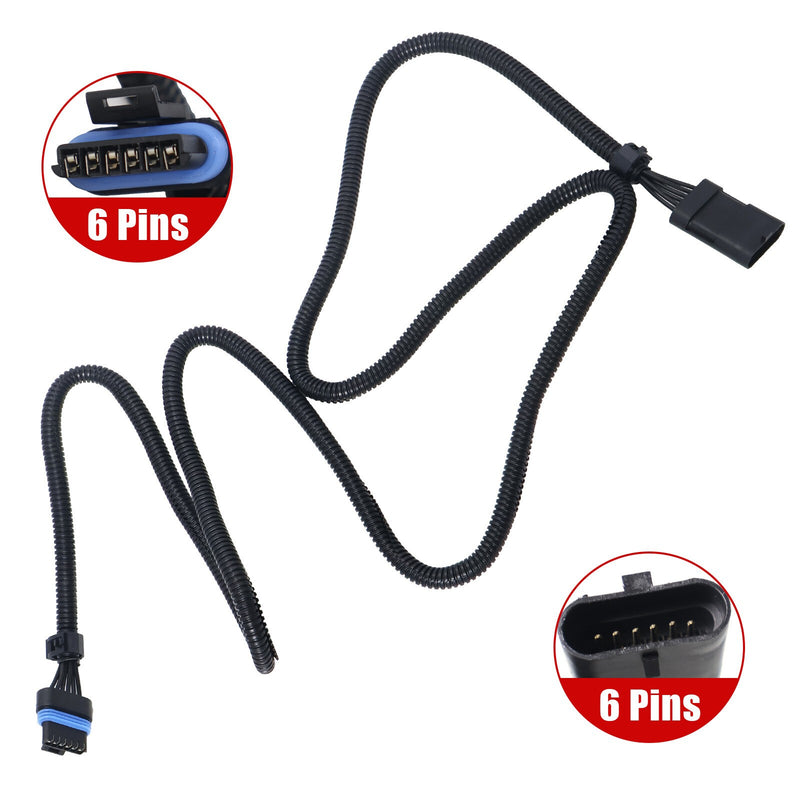 DURAFORCE GM 6.5L Turbo Diesel PMD FSD Black Module Extension Cable for GM Trucks