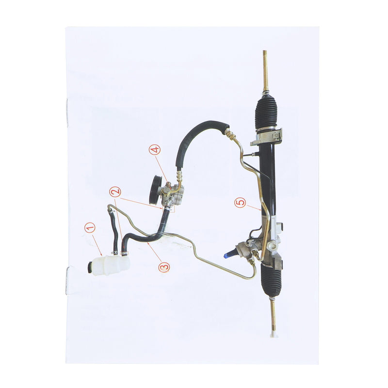 DURAFORCE Power Steering Pump 34430FG010 for 08-12 Subaru Forester Impreza H4 2.5L Sedan