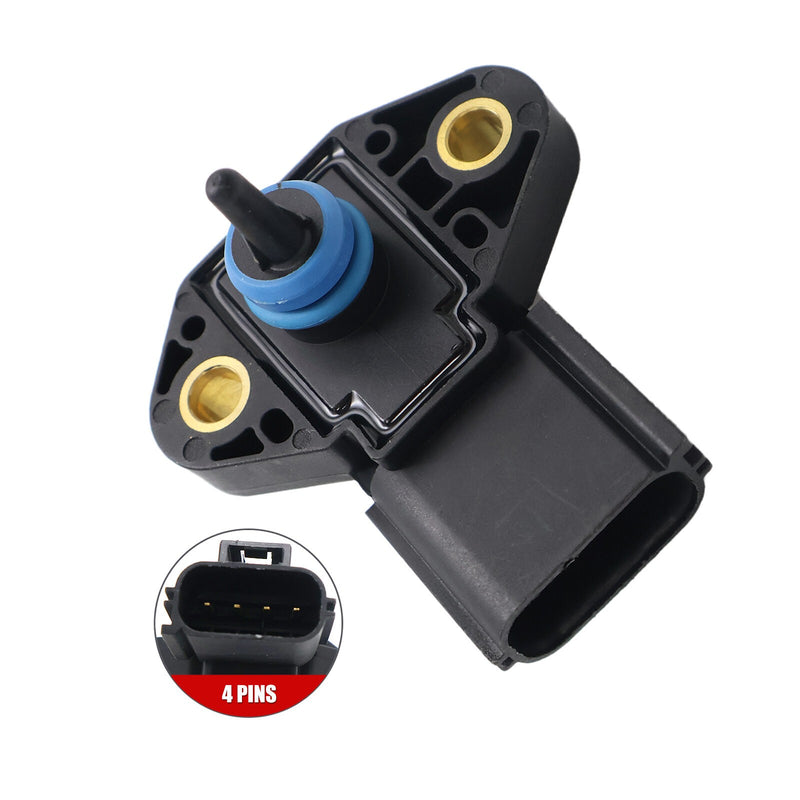 DURAFORCE Fuel Injection Pressure Sensor 3F2Z-9G756-AC for Ford Crown Taurus 4.6L