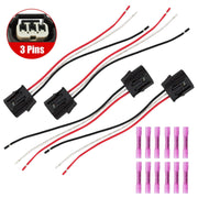 DURAFORCE 4PCS Ignition Coil Connector Wire Harness for Acura ILX MDX RDX RLX S2865