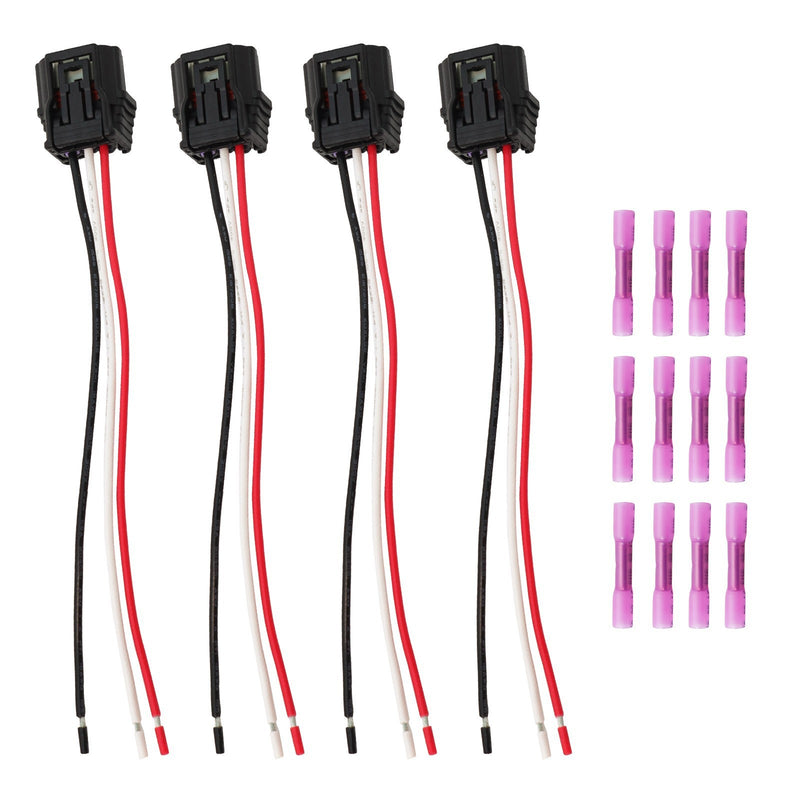 DURAFORCE 4PCS Ignition Coil Connector Wire Harness for Acura ILX MDX RDX RLX S2865