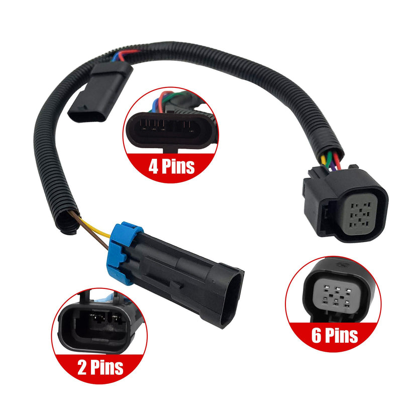 DURAFORCE Throttle Body Adapter Harness LS1 to LS2 LS3 LS7 Drive by Wire Conversion
