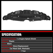 DURAFORCE Front Lower Engine Splash Shield Guard Cover for 2011-2020 Toyota Sienna