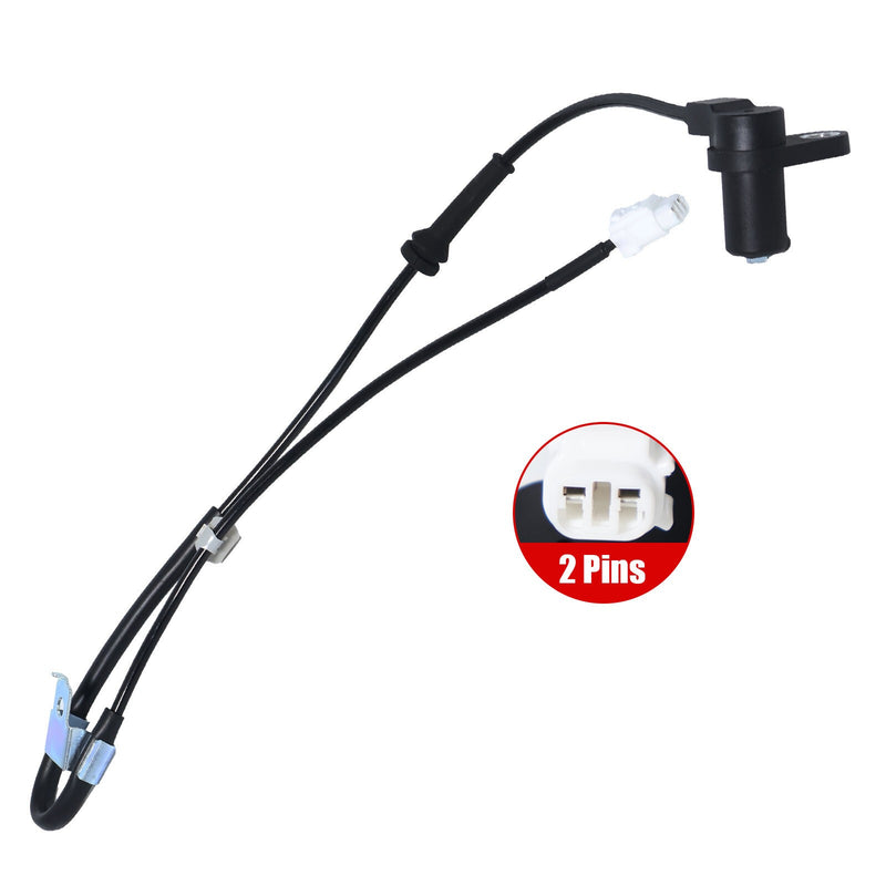 DURAFORCE Front Left ABS Wheel Speed Sensor for Suzuki Swift III 5622062J00 New Black
