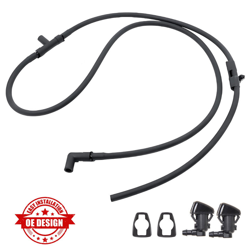 DURAFORCE 08-10 Ford F250-F550 Windshield Washer Nozzle & Fluid Hose 7C3Z-17603-A