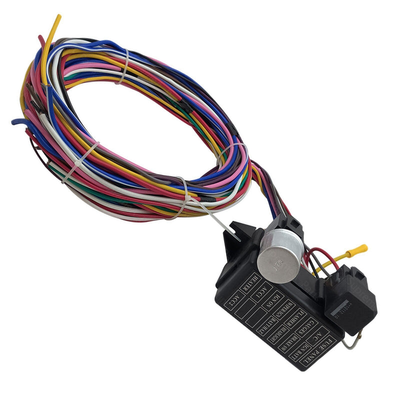 DURAFORCE Muscle Car Hot Rod XL 12 Circuit Universal Street Rod Wiring Harness