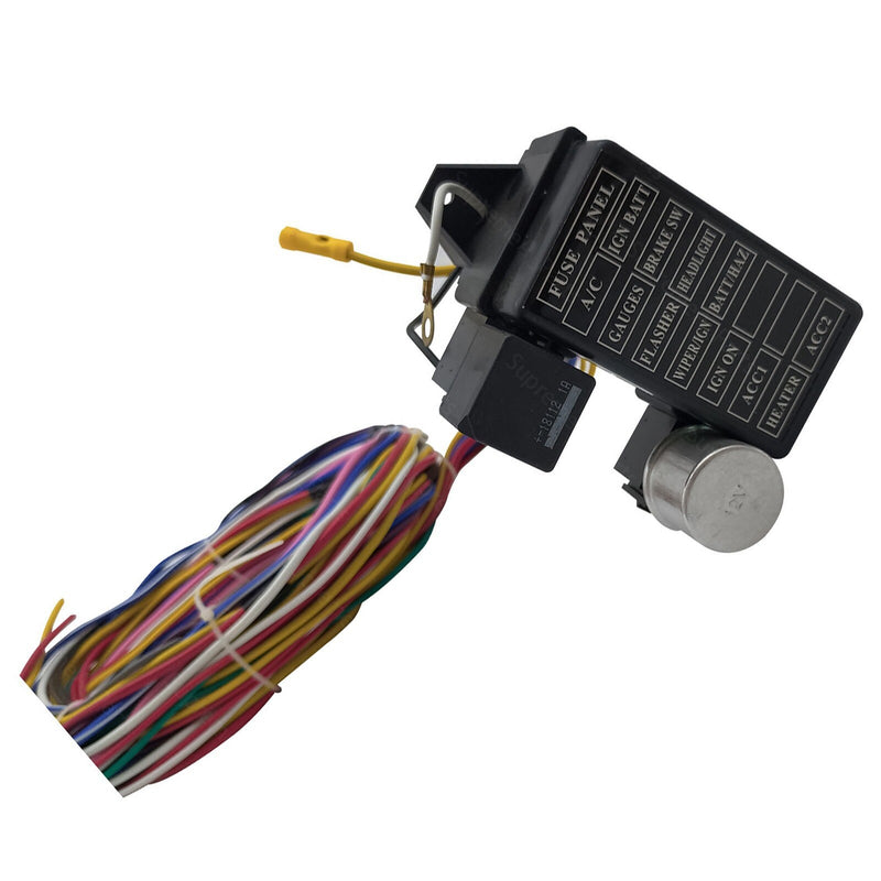 DURAFORCE Muscle Car Hot Rod XL 12 Circuit Universal Street Rod Wiring Harness