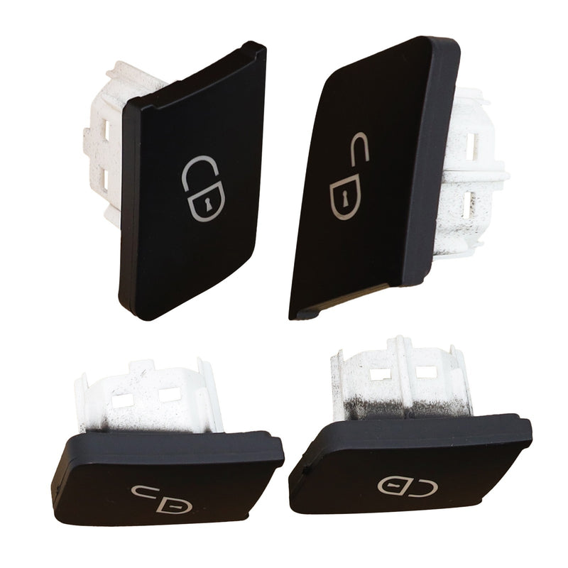 DURAFORCE 4x Door Lock Unlock Switch Button Left & Right for Mercedes W212 W204 C207 A207