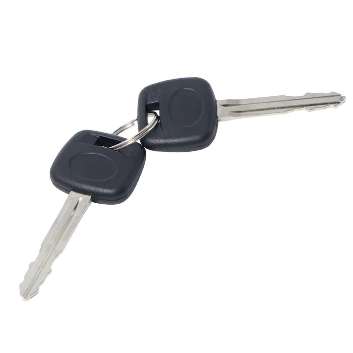 DURAFORCE 2PCS Front Left & Right Door Lock Cylinders with Keys for 93-97 Toyota Corolla