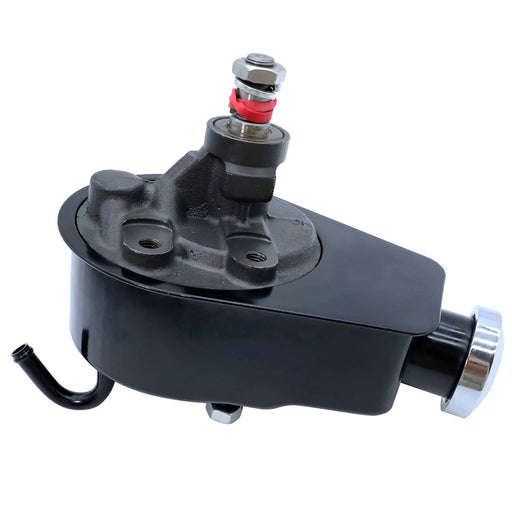 DURAFORCE Black Saginaw Power Steering Pump for Small Big Block Chevy SBC BBC 350 454