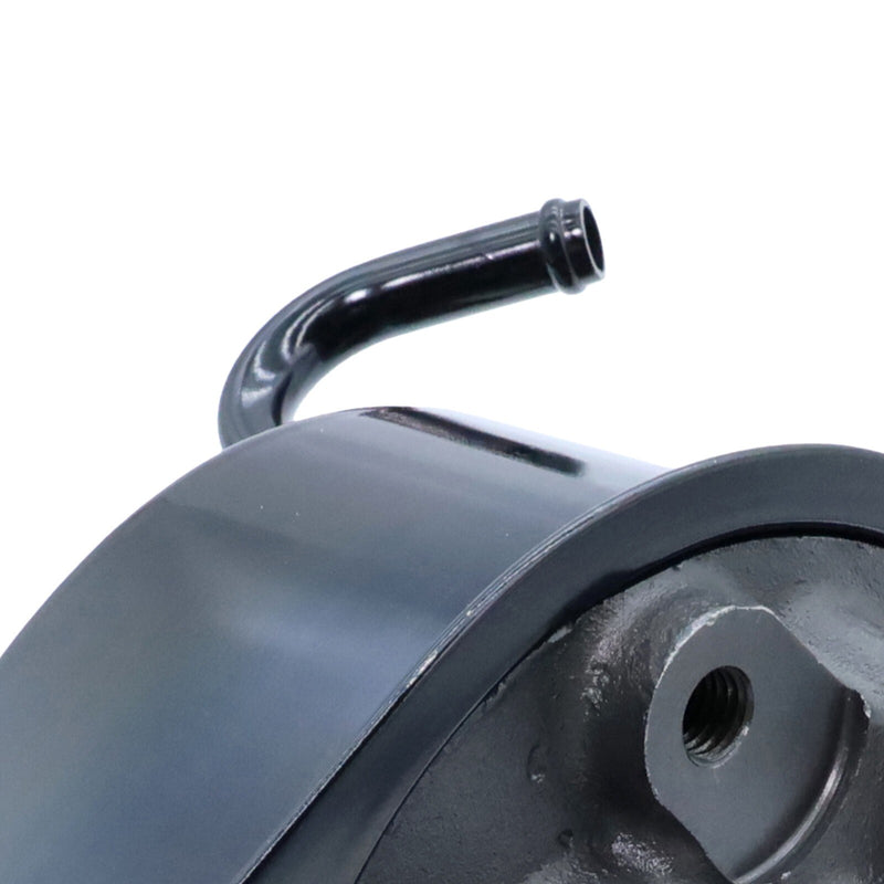 DURAFORCE Black Saginaw Power Steering Pump for Small Big Block Chevy SBC BBC 350 454