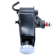 DURAFORCE Black Saginaw Power Steering Pump for Small Big Block Chevy SBC BBC 350 454