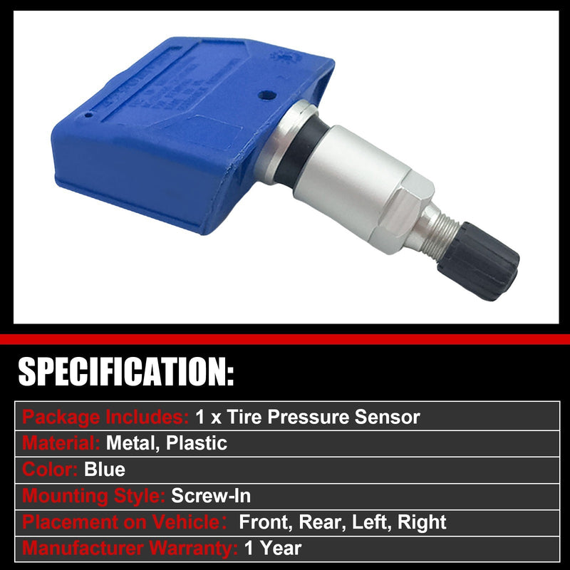DURAFORCE TPMS Tire Pressure Sensor 315MHz for Infiniti FX35 FX45 Nissan 350Z 3.5L