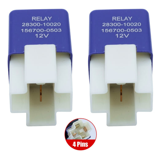 DURAFORCE 2PCS Starter Relay 28300-10020 for Toyota Tundra Tacoma T100 RAV4 Solara