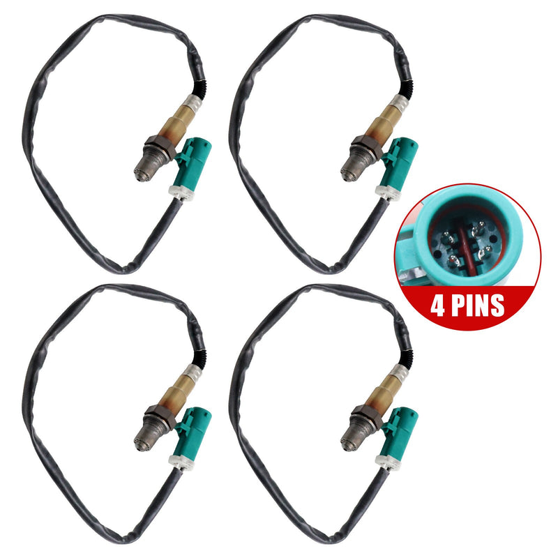 DURAFORCE Ford Edge Lincoln O2 Oxygen Sensor Kit 4pcs Downstream & Upstream 1067580