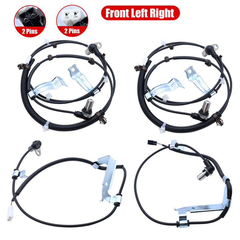 DURAFORCE 4x ABS Wheel Speed Sensors Front & Rear for Suzuki Vitara 1999-2004