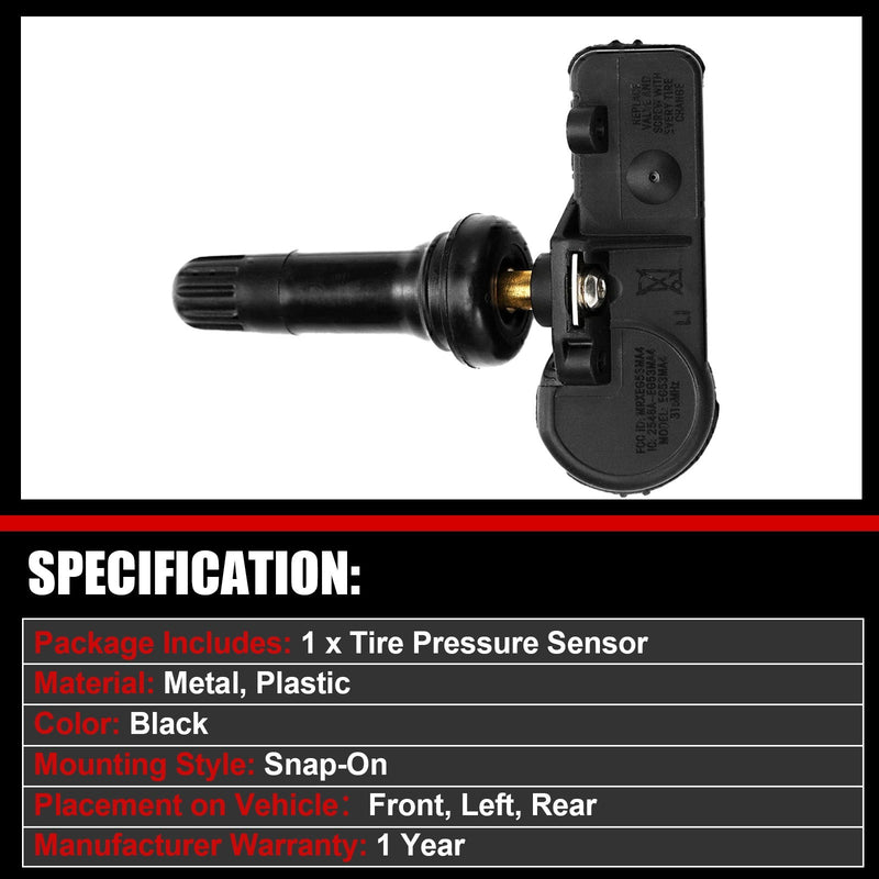 DURAFORCE Ford Lincoln Mercury TPMS Tire Pressure Sensor 9L3Z-1A189-A Replacement