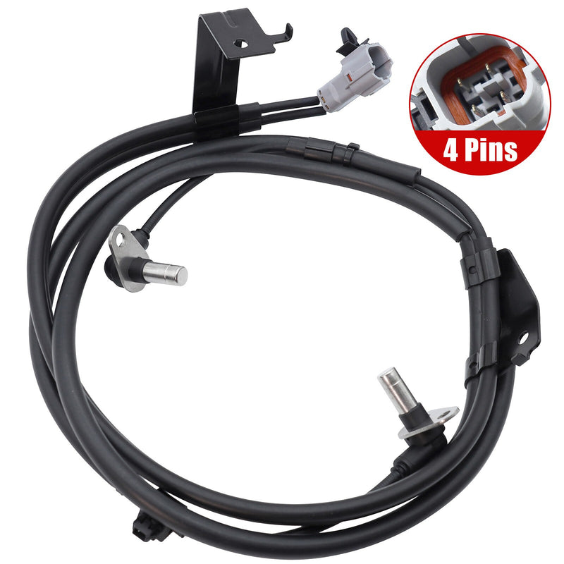 DURAFORCE Rear L/R ABS Wheel Speed Sensor for Isuzu Dmax Rodeo 8DH 897387992151