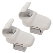 DURAFORCE Pair of Gray Sun Visor Clips LC6269261B77 for Mazda 3 5 6 CX-7 CX-9 RX-8