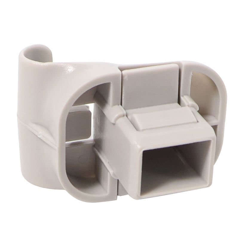 DURAFORCE Pair of Gray Sun Visor Clips LC6269261B77 for Mazda 3 5 6 CX-7 CX-9 RX-8
