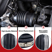 DURAFORCE Air Intake Hose with Clamp Resonator 1788120130 for Toyota Camry Lexus ES300 02-