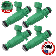 DURAFORCE Set of 4 Fuel Injectors 3531037150 for 2006-2011 Hyundai Accent 1.6L L4