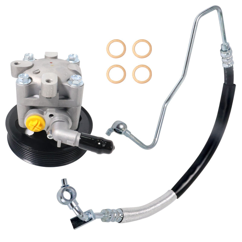 DURAFORCE Power Steering Pump & Pressure Line for Nissan Maxima 2008-2014 Altima 2008-2012