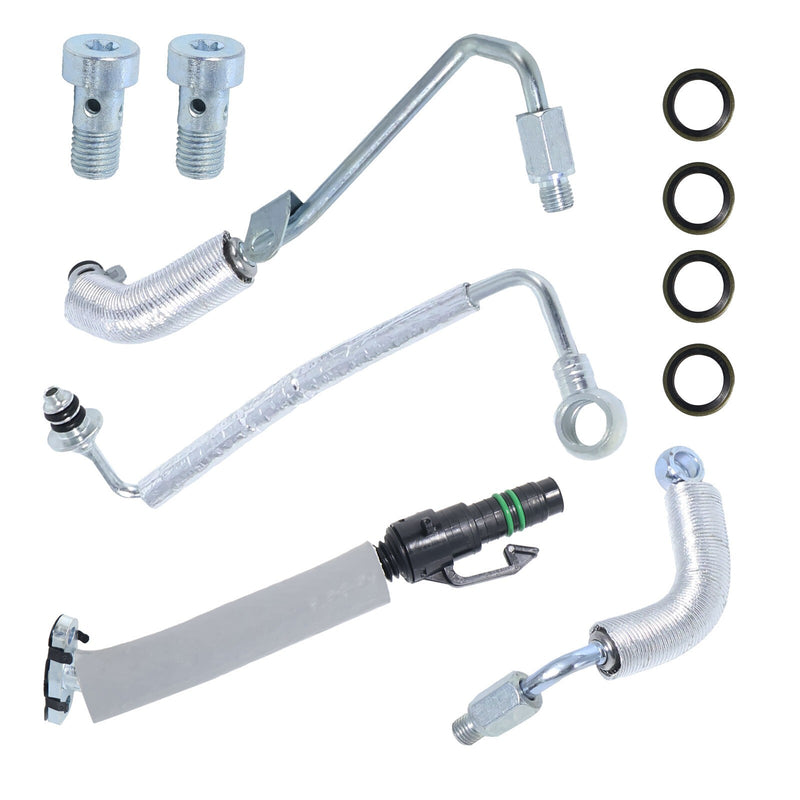 DURAFORCE Turbo Charger Coolant Return Hose Kit Chevy Buick Cruze 1.4L L4 2011-2021