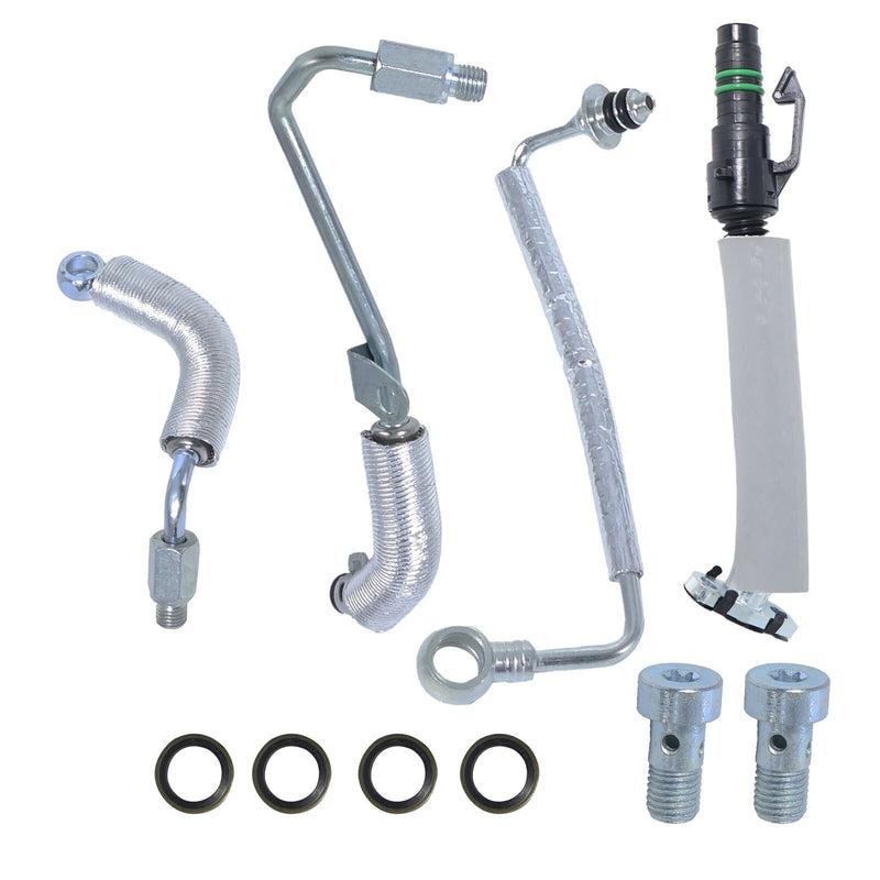 DURAFORCE Turbo Charger Coolant Return Hose Kit Chevy Buick Cruze 1.4L L4 2011-2021