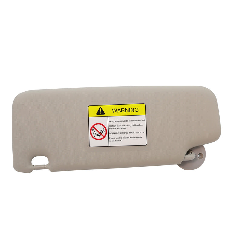 DURAFORCE Gray Passenger Side Sun Visor for Chevrolet Sonic 2012-2020 1.4L-1.8L