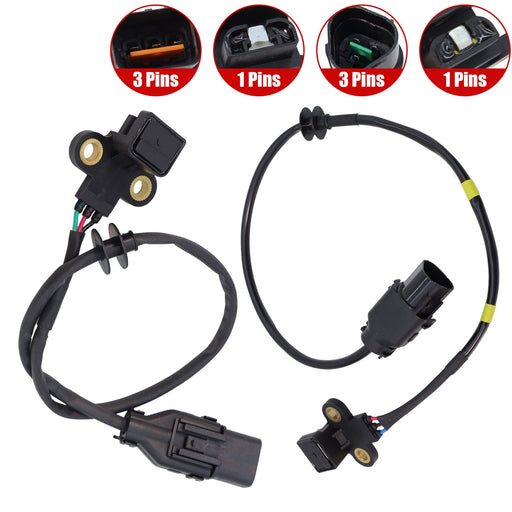 DURAFORCE 2x Camshaft & Crankshaft Position Sensors for 03-06 Kia Sorento LX EX 3931039800