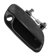 DURAFORCE 4Pcs Black Door Handle Set Front w/Keyhole for 2001-2006 Hyundai Elantra