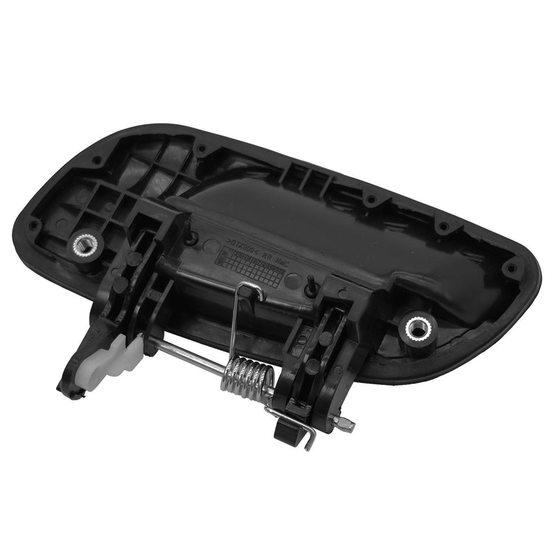 DURAFORCE 4Pcs Black Door Handle Set Front w/Keyhole for 2001-2006 Hyundai Elantra