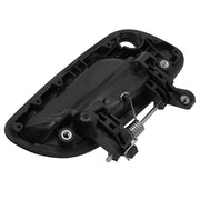 DURAFORCE 4Pcs Black Door Handle Set Front w/Keyhole for 2001-2006 Hyundai Elantra