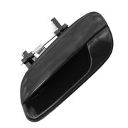 DURAFORCE 4Pcs Black Door Handle Set Front w/Keyhole for 2001-2006 Hyundai Elantra