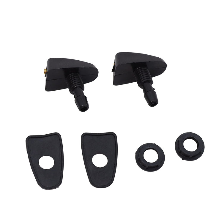 DURAFORCE 2x Windshield Wiper Spray Nozzles with Gasket for Volvo S40 S70 S80 Upgrade