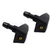 DURAFORCE 2x Windshield Wiper Spray Nozzles with Gasket for Volvo S40 S70 S80 Upgrade