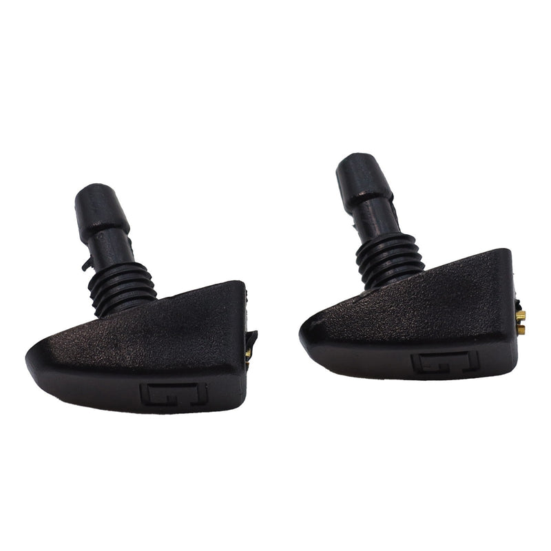 DURAFORCE 2x Windshield Wiper Spray Nozzles with Gasket for Volvo S40 S70 S80 Upgrade