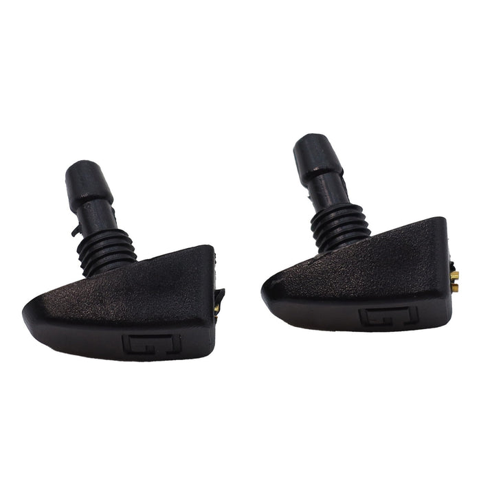 DURAFORCE 2x Windshield Wiper Spray Nozzles with Gasket for Volvo S40 S70 S80 Upgrade