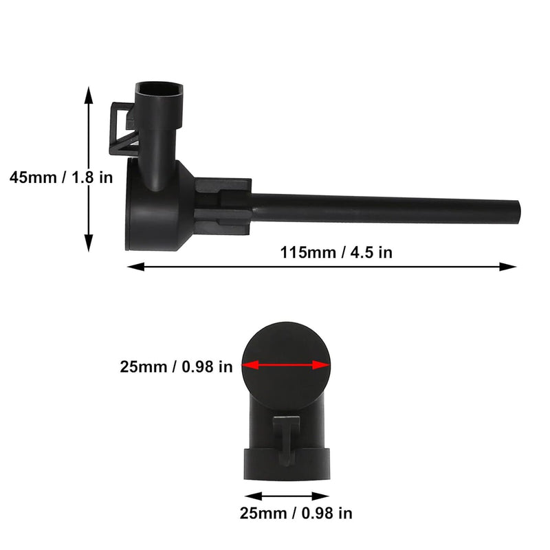DURAFORCE Low Coolant Sensor Repair Connector Pigtail N9267001 for Peterbilt Kenworth