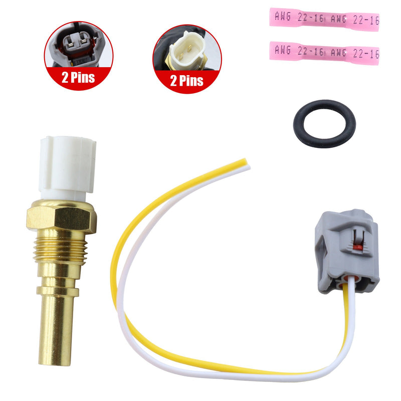 DURAFORCE Radiator Coolant Temp Sensor & Connector Set for Toyota Camry MR2 Lexus