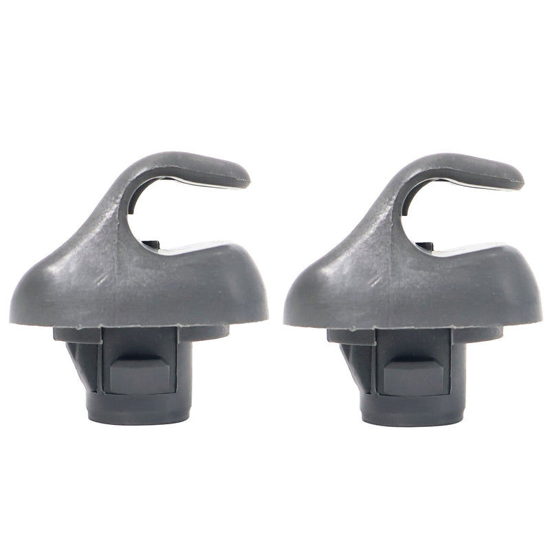 DURAFORCE Honda CR-V 88217S01A01ZA Sun Visor Support Retainer Clips Gray - 2 Pack New
