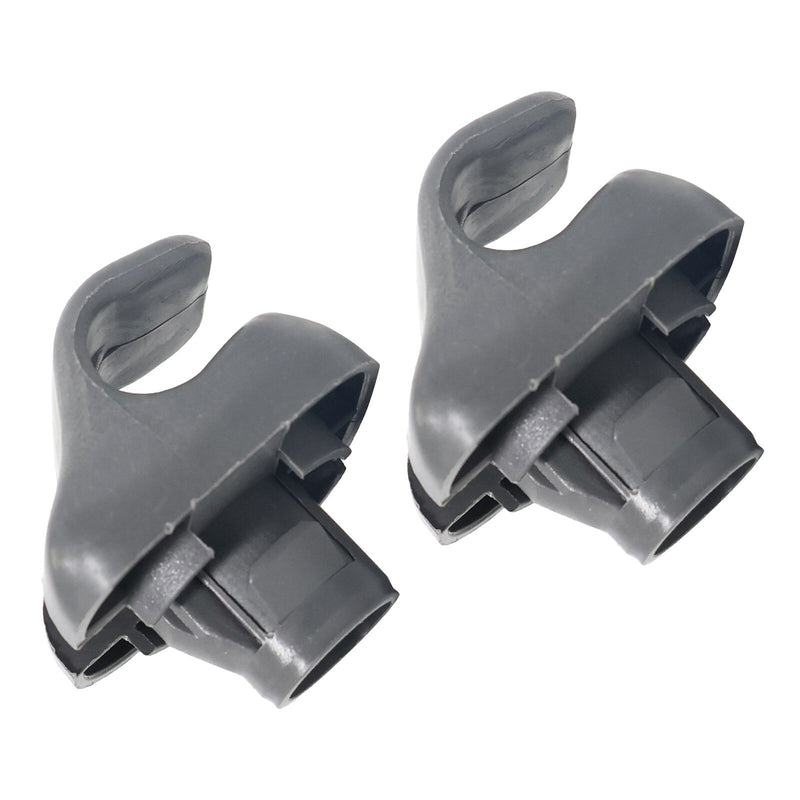 DURAFORCE Honda CR-V 88217S01A01ZA Sun Visor Support Retainer Clips Gray - 2 Pack New
