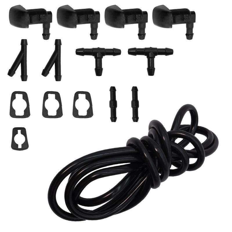 DURAFORCE Windshield Washer Nozzle Set for 2011-2023 Chrysler 300 Dodge Charger 3.6L 5.7L