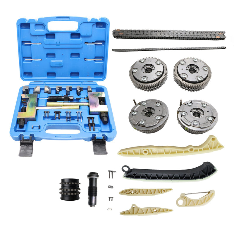 DURAFORCE Timing Chain Kit & Camshaft Gear Tool for Benz C230 E350 E280 M273 M272