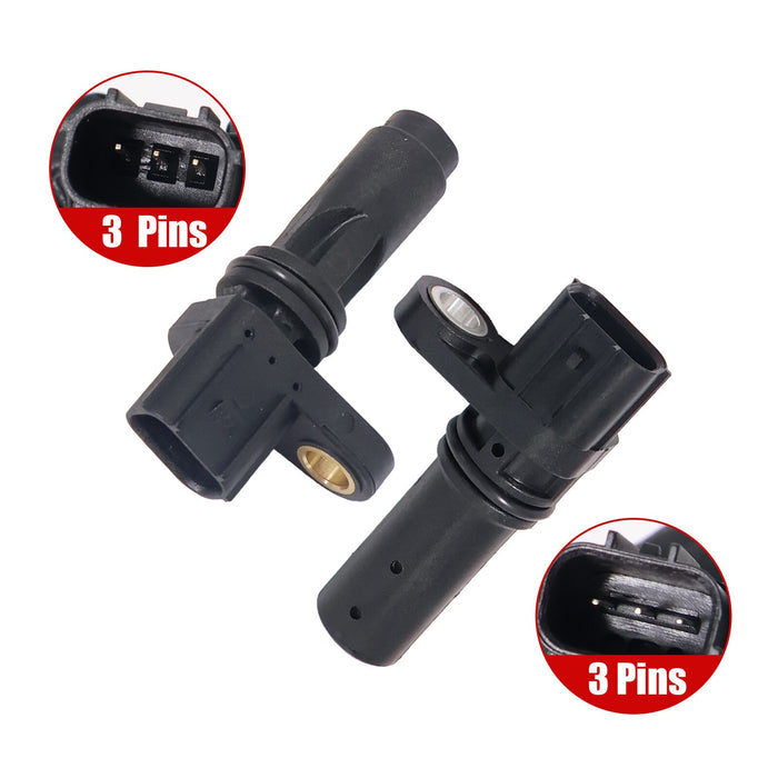 DURAFORCE 2x New Camshaft & Crankshaft Position Sensors for 06-11 Honda Civic 1.8L L4