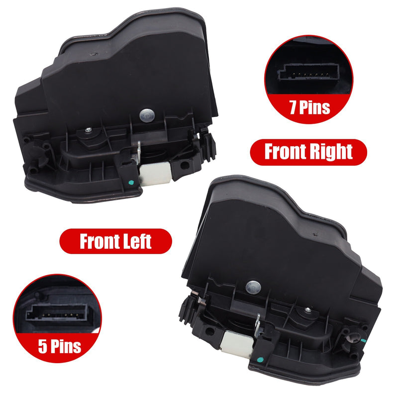 DURAFORCE BMW Front Left & Right Door Lock Actuator Latch 51217202143 Replacement